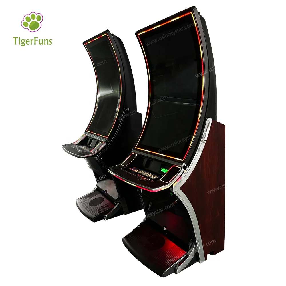 43 Inch Curved Screen Fusion 4/Fusion Link Game Cabinet with Bill Acceptor / Printer Optional for Sale