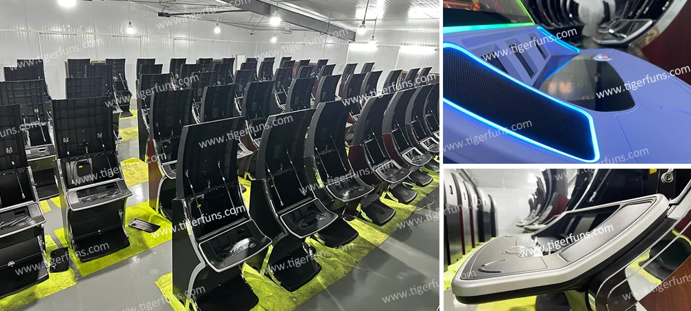 43 Inch Curved Screen Fusion 4/Fusion Link Game Cabinet with Bill Acceptor / Printer Optional for Sale